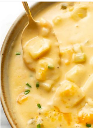 Cheddar Potato Soup image