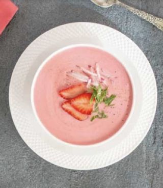 Chilled Strawberry Soup image